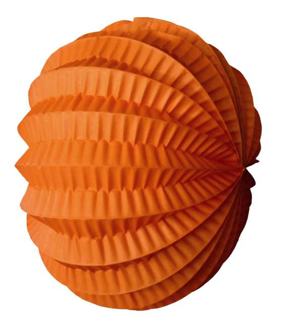 Pack farolillos de papel color naranja